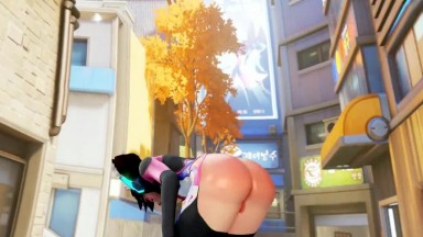 Overwatch DvA getting banged