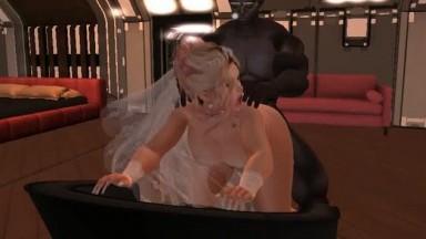 Leah's Wedding Day - Bride has Black Cock Desires